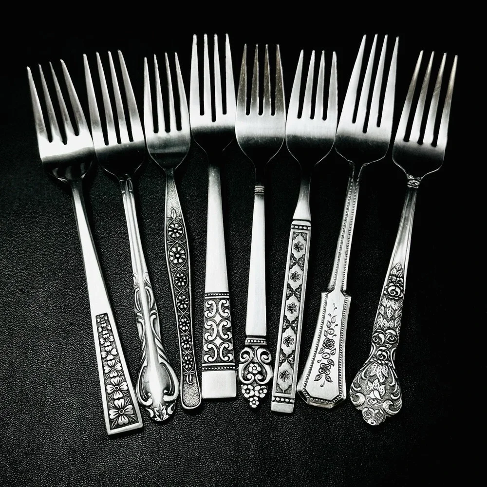 40 Vtg Stainless Flatware Mismatched Japan EKCO National Interpur Oneida Mixed